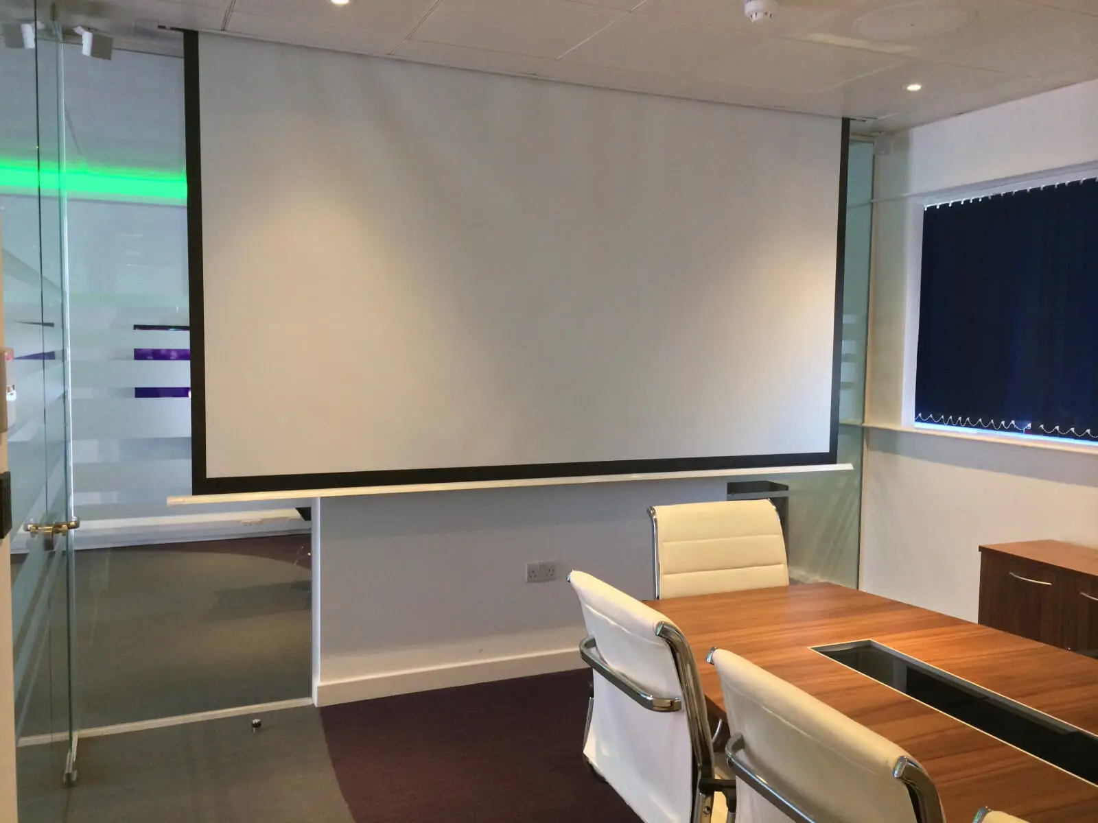 PEL UK Offices space with designer furniture and wall mounted digital screens 17